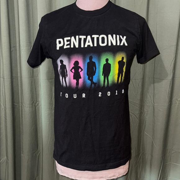 Tultex Tops - Tultex Black Pentatonix Tour 2016 Tee